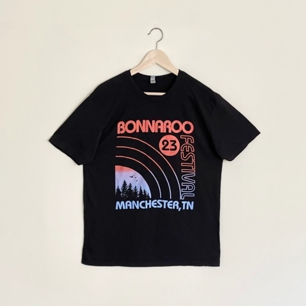 Bonnaroo 2023 Music Festival Graphic Black T Shirt Adult size Large